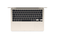 Laptop Apple MacBook Air 13", Procesor Apple M5 CPU cu 10 nuclee, GPU cu 10 nuclee, Neural Accelerators, 13.6"(2560 x 1664) IPS 500nits, ram 16GB, 2TB SSD, tastatura INT, culoare Starlight, adaptor 70W, macOS Tahoe