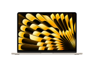 Laptop Apple MacBook Air 13", Procesor Apple M5 CPU cu 10 nuclee, GPU cu 10 nuclee, Neural Accelerators, 13.6"(2560 x 1664) IPS 500nits, ram 16GB, 2TB SSD, tastatura INT, culoare Starlight, adaptor 70W, macOS Tahoe