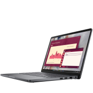 Laptop Dell Pro 14, Procesor Intel Core Ultra 7 255U up to 5.2GHz, 14" FHD+ (1900x1200) IPS 300nits, ram 16GB (1x16GB) 5600MHz DDR5, 1TB SSD M.2 PCIe NVMe, Intel Graphics, culoare grey, Windows11 Pro 