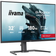 IIYAMA Monitor LED GB3272QSU-B1 31.5" Fast IPS 2560x1440 180Hz 400cd 1000:1 0.5ms 2xHDMI USB Hub height, swivel, tilt