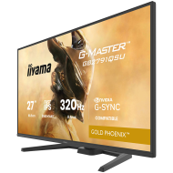 IIYAMA Monitor LED GB2791QSU-B1 G-MASTER 27" Fast IPS, 2560x1440 320Hz, 16:9, 350cd, 0.6ms, HDMI, DP, USB HUB, Full Ergo