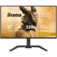 IIYAMA Monitor LED GB2791QSU-B1 G-MASTER 27" Fast IPS, 2560x1440 320Hz, 16:9, 350cd, 0.6ms, HDMI, DP, USB HUB, Full Ergo