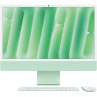 PC all in one Apple iMac 24 inch, Procesor Apple M4 CPU cu 10 nuclee, GPU cu 10 nuclee, Neural Engine 16 nuclee, 23.5" 4.5K (4480x2520) Retina 500niti, ram 16GB, 1TB SSD, tastatura INT, culoare green, macOS Sequoia