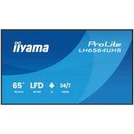 IIYAMAL LFD LH6564UHS-B1AG 65" 4K UHD VA 3840x2160 500cd 5000:1 6.5ms Android 14 OS, iiSignage2, iiControl, iiShare, EShare, FailOver landscape, portrait
