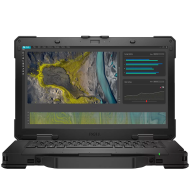 Laptop Dell Pro Rugged, Procesor Intel Core Ultra 7 165U up to 4.9GHz, 14" FHD+ (1920x1200) WVA anti-glare, 400nits, ram 32GB (2x16GB) 5600MHz DDR5, 1TB SSd M.2 PCIe NVMe, Intel Graphics, culoare black, Windows11 Pro