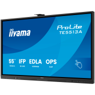 TE5513A-B3AG 16 9 Touch 2xHDMI+DP+2xUSBC - Flat Screen - 8 ms 1,200:1 500 cd IPS DisplayPort HDMI USB Typ C 100 W
