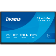 TE7513A-B3AG 75 Google EDLA Certified IFP UHD (3840 x 2160) 8 ms, 500cd ,IPS DP, HDMI, PC interfaces