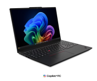 Laptop Lenovo ThinkPad T16 Gen 5 (Intel), Procoesor Intel Core Ultra 5 325 up to 4.5GHz, 16" WUXGA (1920x1200) IPS 400nits Anti-glare, ram 32GB  7467MHz LPDDR5x, 512GB SSD M.2 PCIe NVMe, Intel Graphics, culoare black, DOS