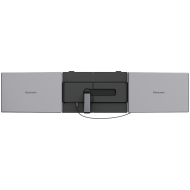 Portable monitor Blackview DCM6Pro Dual Screen 14inch 1920x1080 16:9 LCD 60Hz IPS 178 USB-C 3.1x2 Fullx1 Type-Cx1 PD3.0 FC 20V/5A 345x207x20.5mm Two screens can be lit up with just one cable connected to PC Grey Black