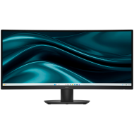 Dell 34 WQHD Monitor - SE3426DW 34" WQHD 3440x1400 165Hz, Curved, AMD FreeSync Premium, 99% sRGB(CIE 1931), 109 PPI, 21:9, VA, AG, 300 Nit, 3000:1, 178/178, 1mn/4ms/8ms, DP, HDMI, Height, Swivel, Tilt, Slant