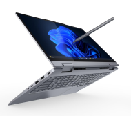 Laptop Lenovo ThinkBook 14 2-in-1 G5 IAU, Procesor Intel Core Ultra 7 255U up to 5.2GHz, 14" WUXGA (1920x1200) IPS 300nits glossy, touch, ram 16GB (1x16GB) 5600MHz DDR5, 512GB SSD M.2 PCIe NVMe, Intel Graphics, culoare luna grey, Windows11 Pro